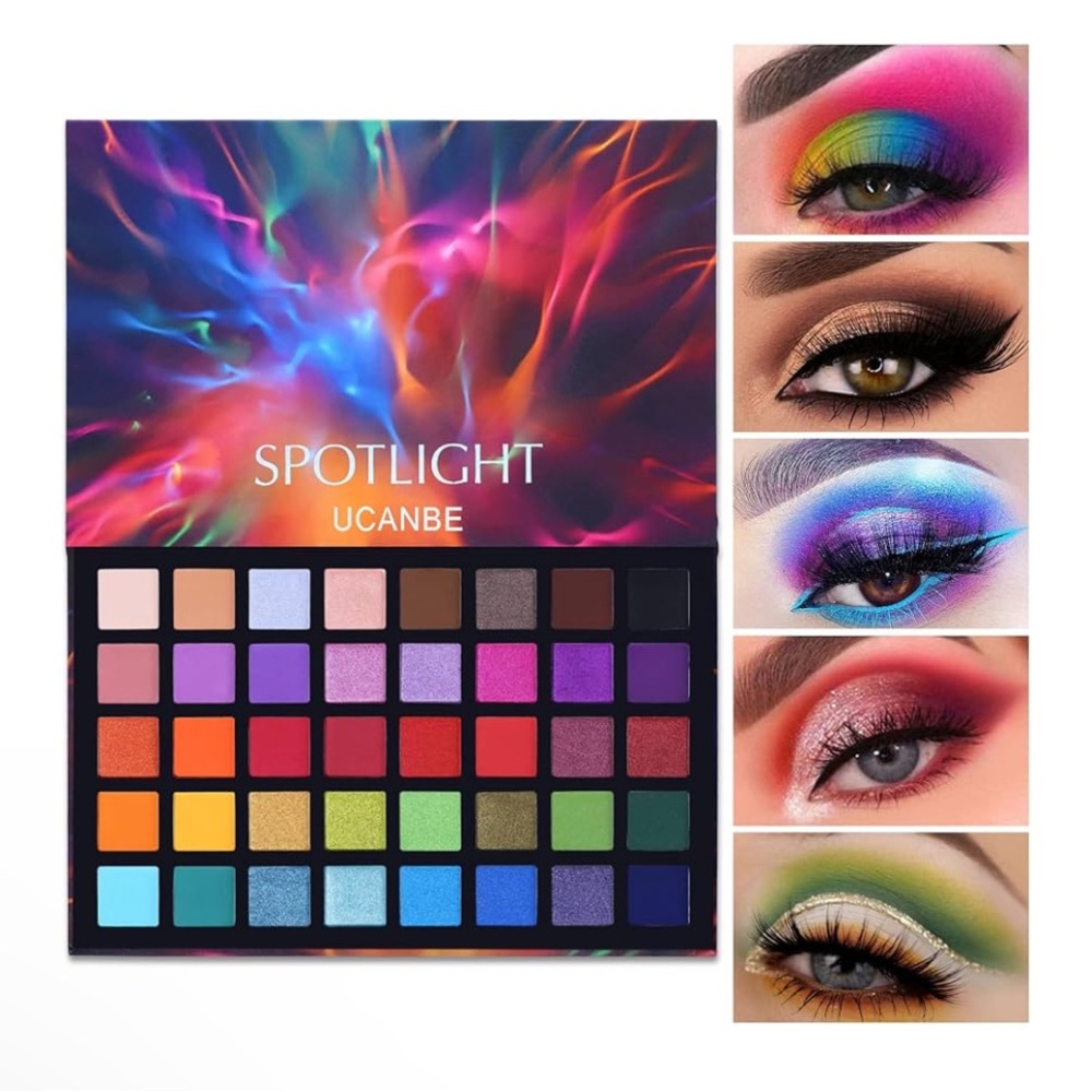 Spotlight Eyeshadow Palette - Vibrant Multi-Color